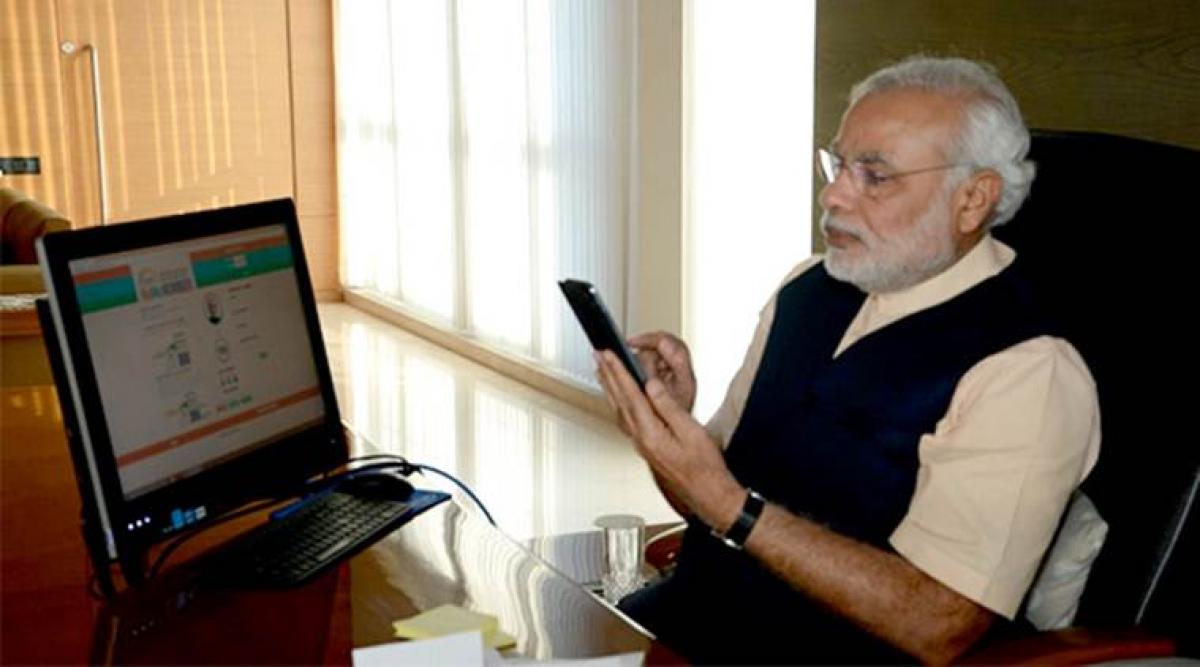 PM Modi thanks Swaraj for launching PMO India site in six languages